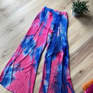 Club Exx - Cognac Lilac Fly-Away Pants